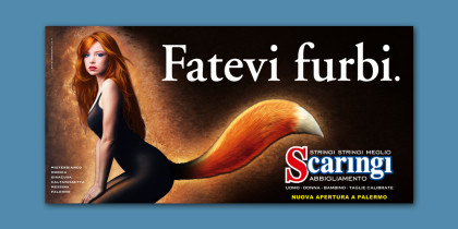 Poster Scaringi “Furbi” composite